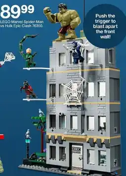Target Lego Marvel Spider-Man vs Hulk Epic Clash offer