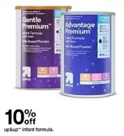Target up&up infant formula offer