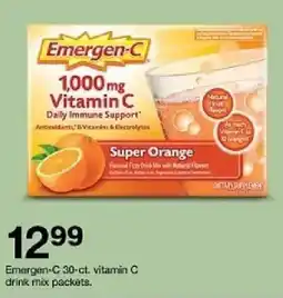 Target Emergen-C vitamin C drink mix packets offer