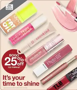 Target Bogo 25% Off Lip Makeup offer