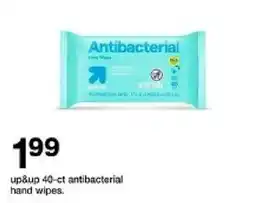 Target up&up antibacterial hand wipes offer