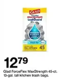 Target Glad ForceFlex MaxStrength trash bags offer