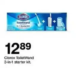 Target Clorox ToiletWand 3-in-1 starter kit offer