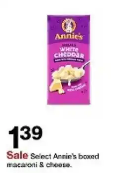 Target Annie's boxed macaroni & cheese offer