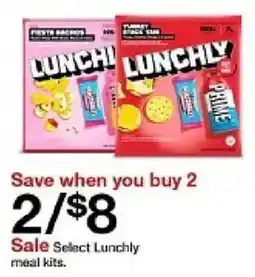 Target Select Lunchly meal kits offer
