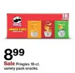Target Pringles snack cups offer