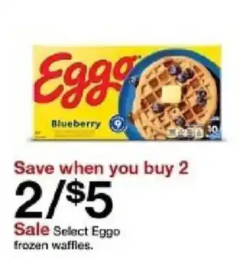 Target Select Eggo frozen waffles offer