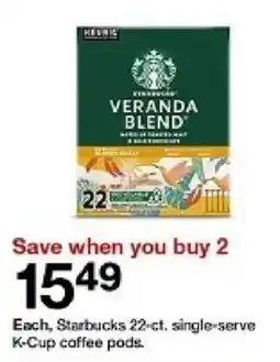Target Starbucks veranda blend offer