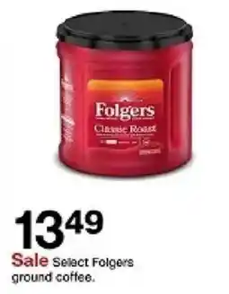 Target Select Folgers ground coffee offer