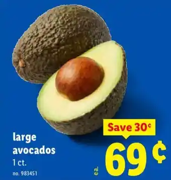 Large avocados