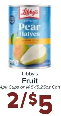 Valu Market Libby's Fruit offer