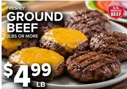 Valu Market Freshly ground beef offer