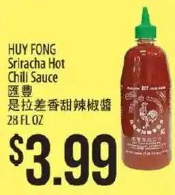 Hmart Huy Fong Sriracha Hot Chili Sauce offer
