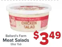 Valu Market Ballard's Farm Meat Salads offer
