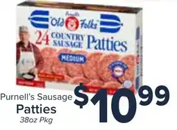 Valu Market Purnell's Sausage Patties offer