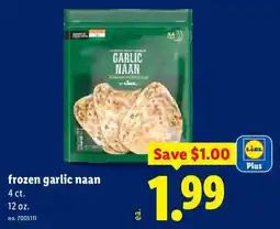 Lidl Lidl garlic naan offer