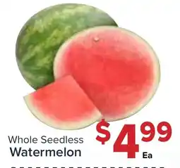 Valu Market Whole Seedless Watermelon offer