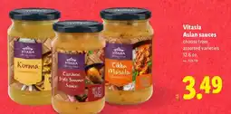 Lidl Vitasia asian sauces offer