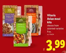 Lidl Vitasia asian meal kits offer