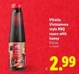 Lidl Vitasia Vietnamese style BBQ sauce with honey offer
