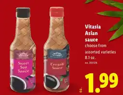 Lidl Vitasia Asian sauce offer