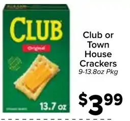 Valu Market Club or Town House Crackers offer