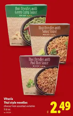 Lidl Vitasia thai style noodles offer
