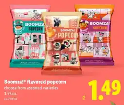 Lidl Boomza! flavored popcorn offer