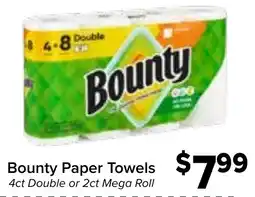 Valu Market Bounty Paper Towels offer