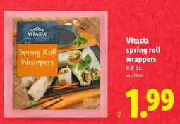 Lidl Vitasia spring roll wrappers offer