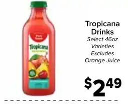 Valu Market Tropicana Drinks offer
