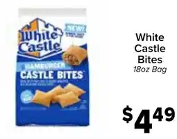 Valu Market White Castle hamburger castle bites offer