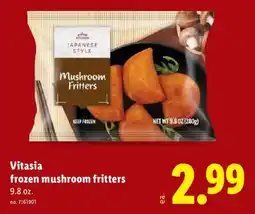 Lidl Vitasia frozen mushroom fritters offer