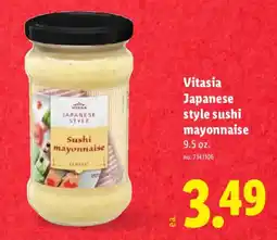 Lidl Vitasia japanese style sushi mayonnaise offer
