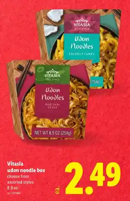Lidl Vitasia udon noodle box offer