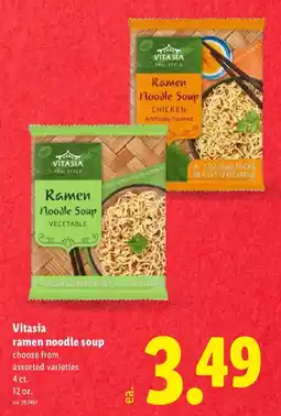 Lidl Vitasia ramen noodle soup offer