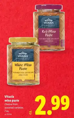 Lidl Vitasia miso paste offer
