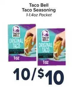 Valu Market Taco Bell Taco Seasoning offer