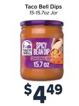 Valu Market Taco Bell Spicy Bean Dip offer