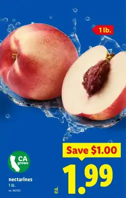 Lidl Nectarines offer