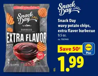 Lidl Snack Day wavy potato chips offer