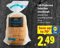 Lidl Lidl preferred selection sourdough offer