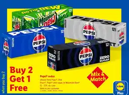 Lidl Pepsi sodas offer