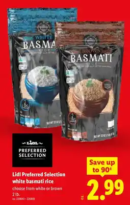 Lidl Lidl preferred selection white basmati rice offer