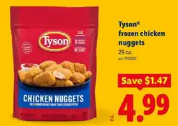 Lidl Tyson frozen chicken nuggets offer