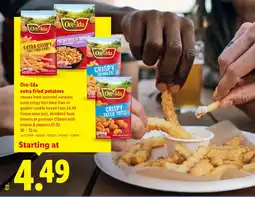 Lidl Ore-Ida extra fried potatoes offer