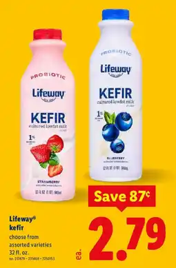 Lidl Lifeway kefir offer