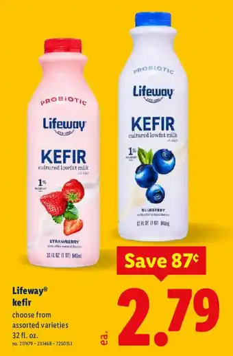 Lidl Lifeway kefir offer