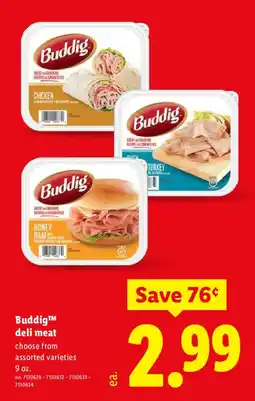 Lidl Buddig deli meat offer