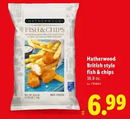 Lidl Hatherwood British style fish & chips offer